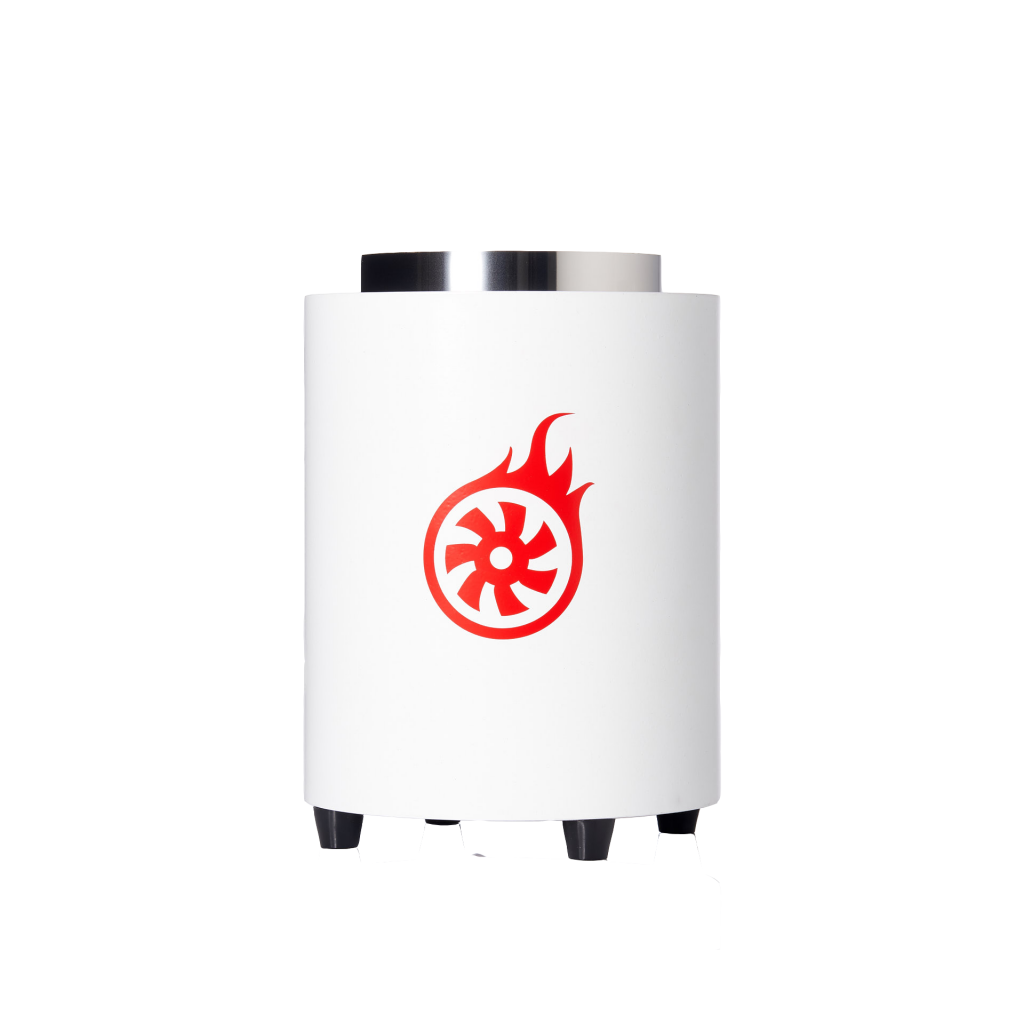 Shisha Turbine Next Magic Weiß mit rotem Kabel