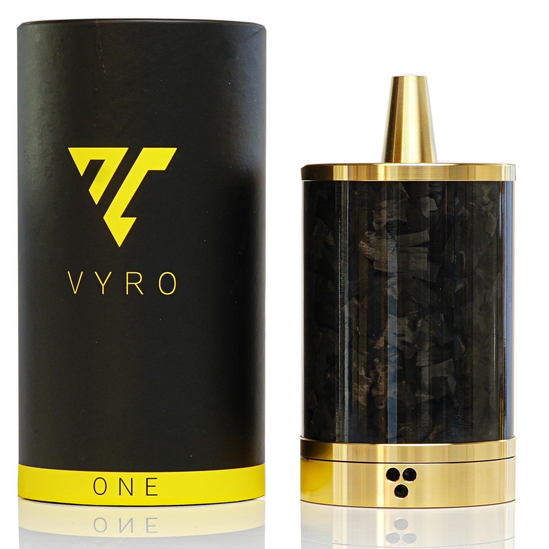 VYRO One Shisha 24karat Gold Carbon Forged